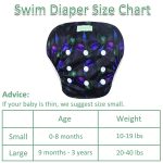 wegreeco Baby & Toddler Snap One Size Adjustable Reusable Baby Swim Diaper (Diving, Ocean, Turtle, Large, 3 Pack) - Image 3